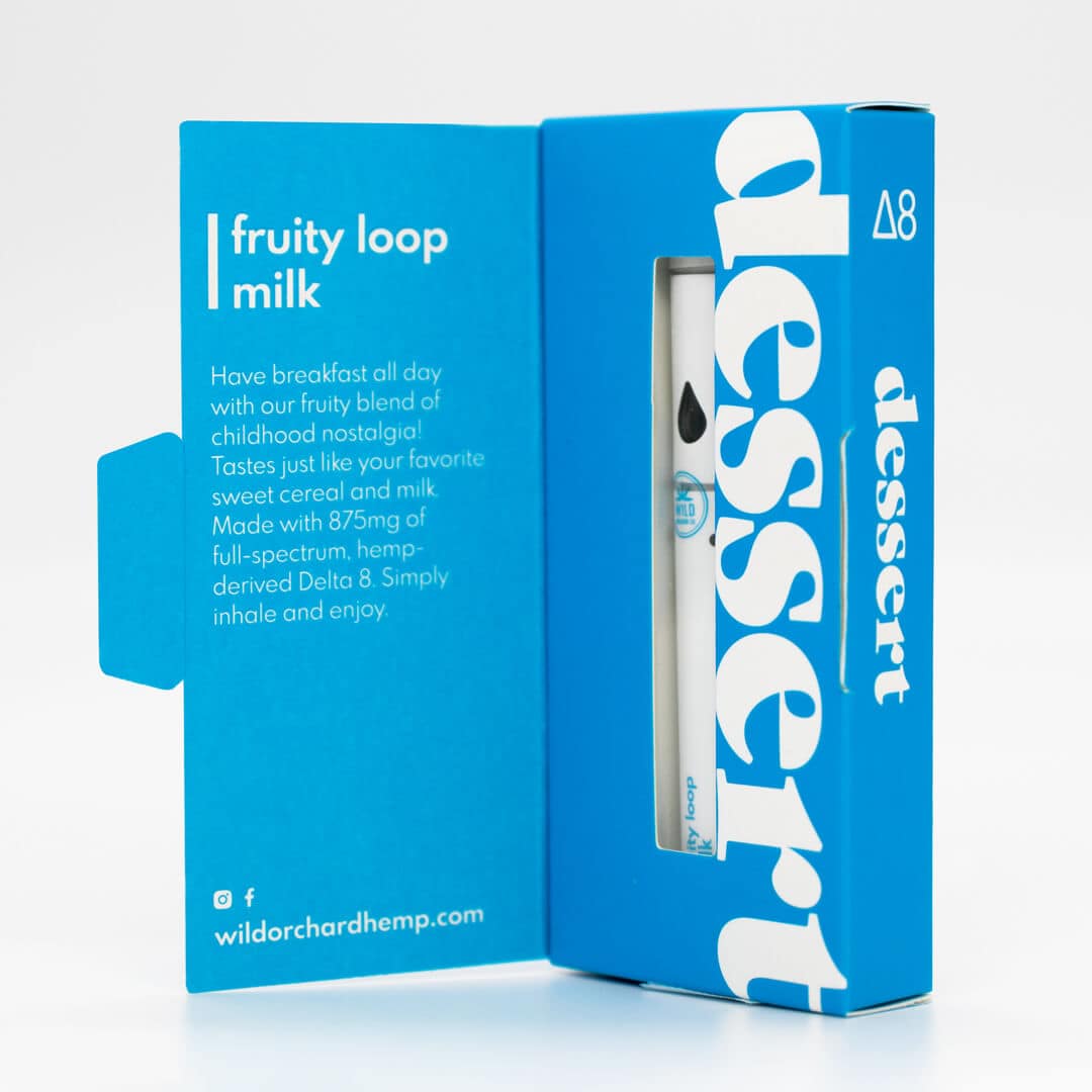 Delta 8 Pen "Fruity Loop Milk" Flavored 1 Gram