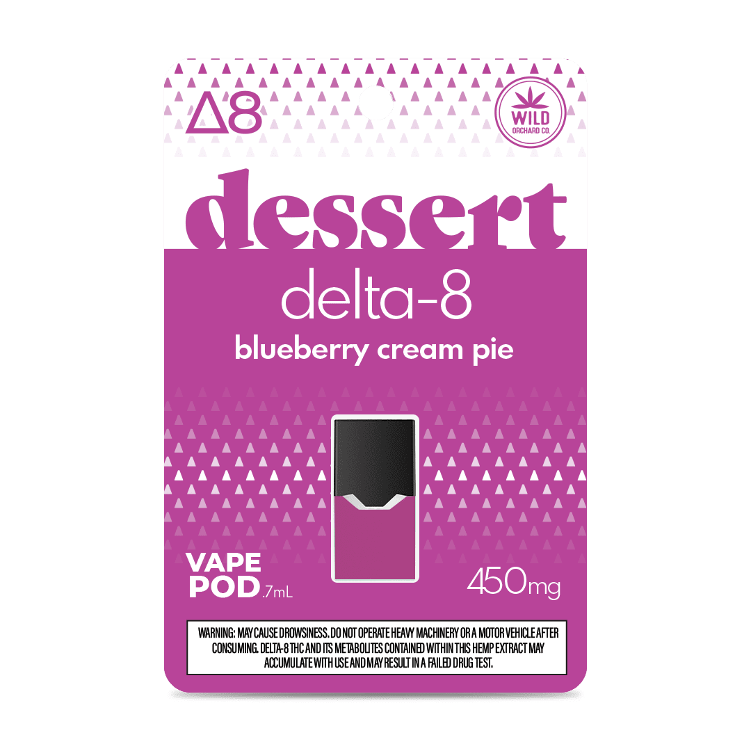 Delta 8 Blueberry Cream Pie Juul Compatible Pod