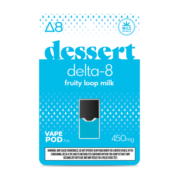 Delta 8 Fruity Loop Milk Juul Compatible Pod