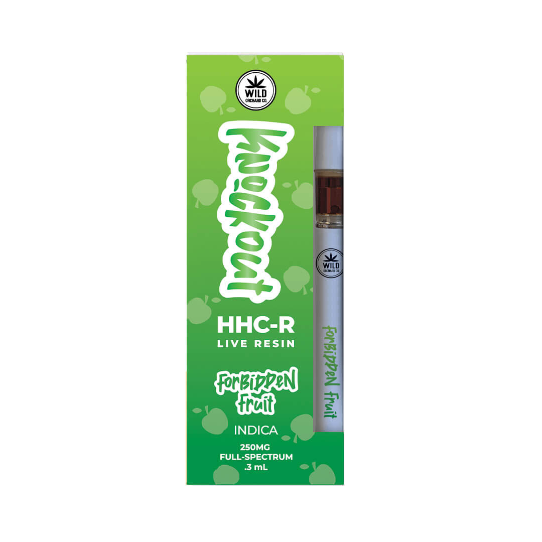 Wildorchardhemp HHC-R Live Resin Cart Knockout Forbidden Fruit 0.3ML Indica