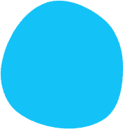 A blue circle on a black background.